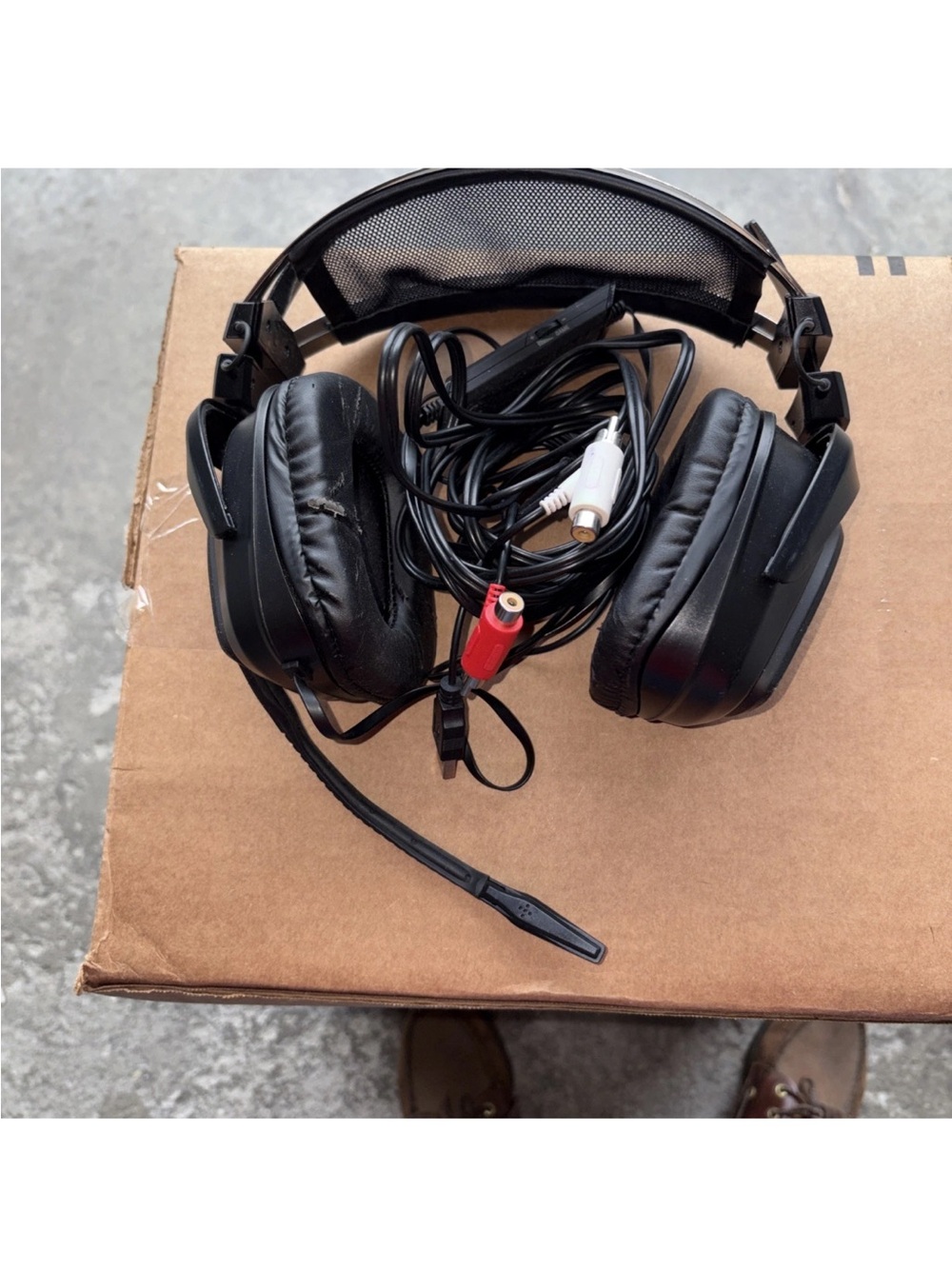 Hotel Ex-05Black Over-Ear Headphones with Microphone For Sony Audio Headset